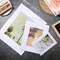 12 Sets White Picture Mat Set, 5" x 7", 8" x 10", 11" x 14" Photo Frame Mattes with White Core Bevel Cutting Mat Board and 20 Transparent Bags for Packaging Photo Picture Artwork